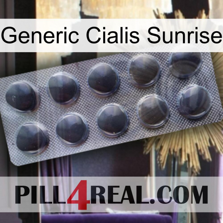 Generic Cialis Sunrise 30